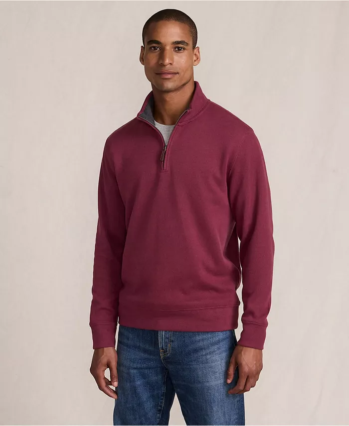 Men's Bedford Rib Quarter Zip Pullover Sweater - thumbnail 4