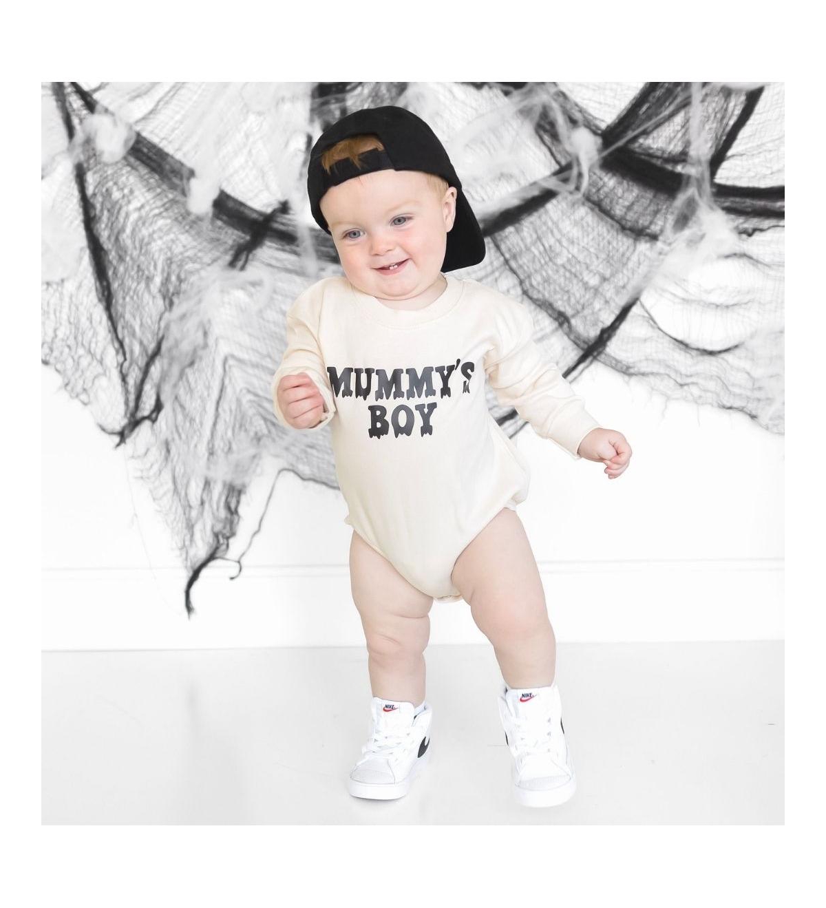 Sweet Wink Baby Boy Mummy's Halloween Long Sleeve Romper