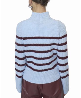 Women's Marley Striped Funnel Neck