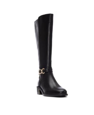 Women's Block Heel Tall Boots By XTI