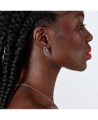 Angel Wing Studs in Gold Veremeil