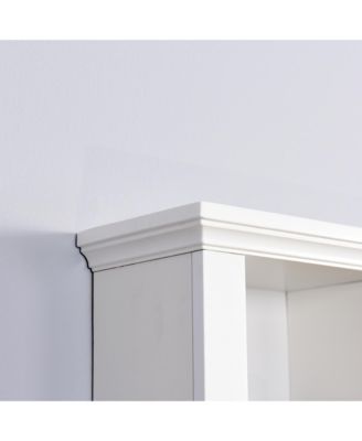 Wooden Wall Mounted Bathroom Cabinet with Single Door 20.86x5.71x20 in