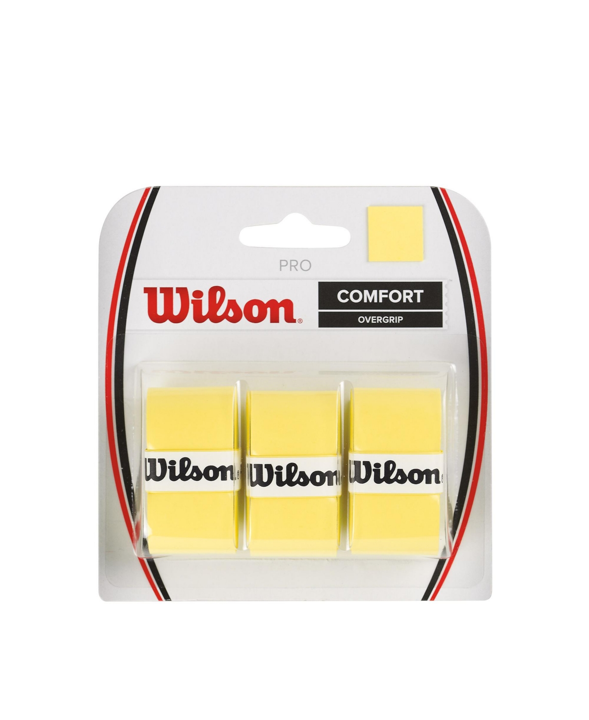 Wilson Pro Yellow 3-Pack Overgrip - Yellow