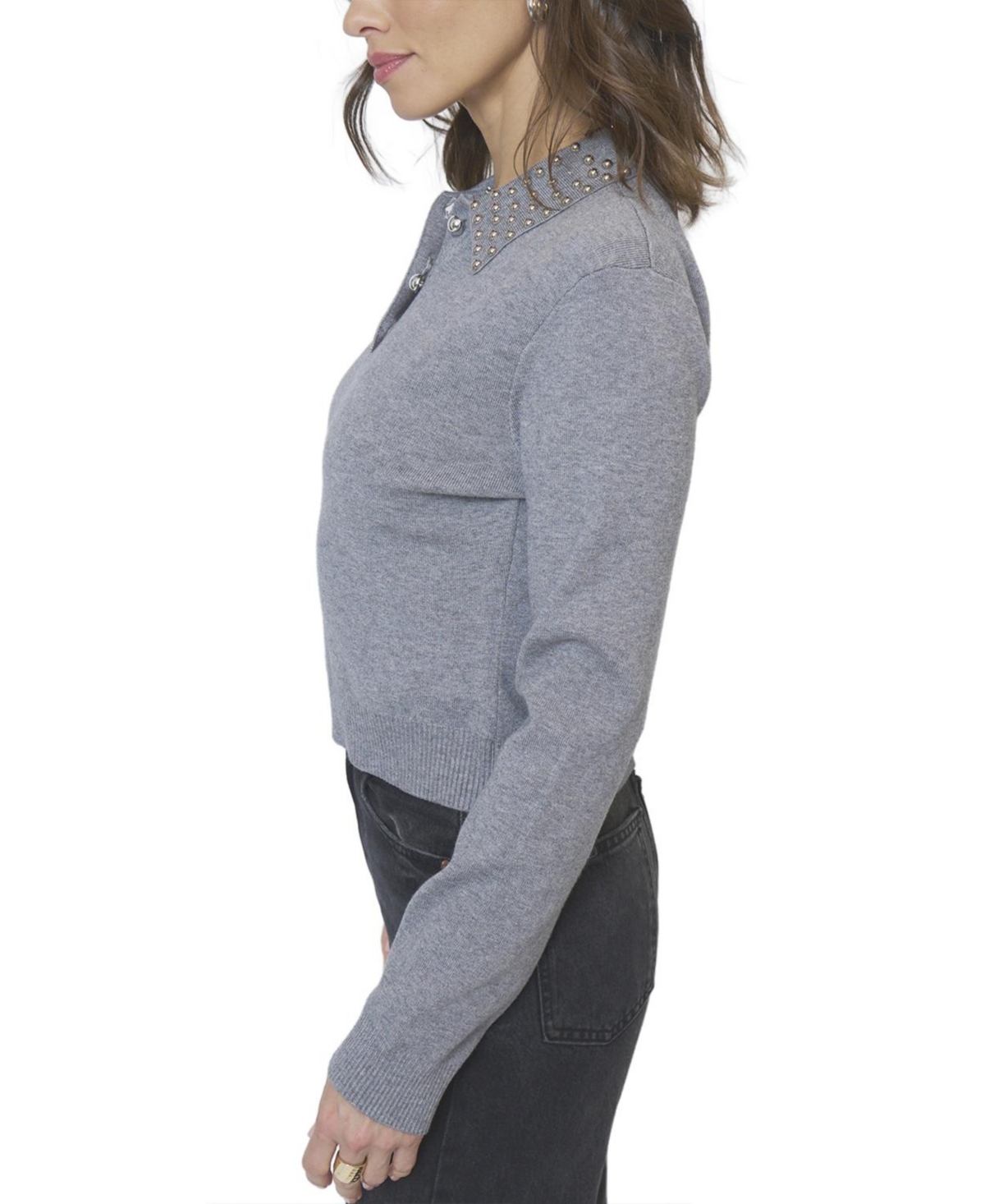 Central Park West Women's Jay Studded Polo