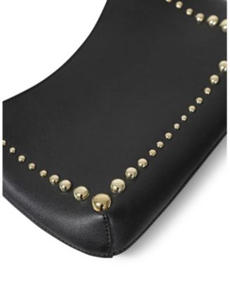 Girls Like Us Studded Leather Shoulder Bag