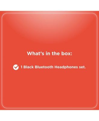 Wireless Bluetooth 5.3 Headphones 15 Hour Playtime, Adjustable Height, 3304392 Black