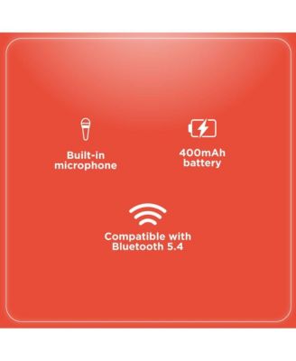 Bluetooth 5.4 Over The Head Headphones With On-Ear Controls and 400 MAH Rechargeable Battery 3304405 Creme