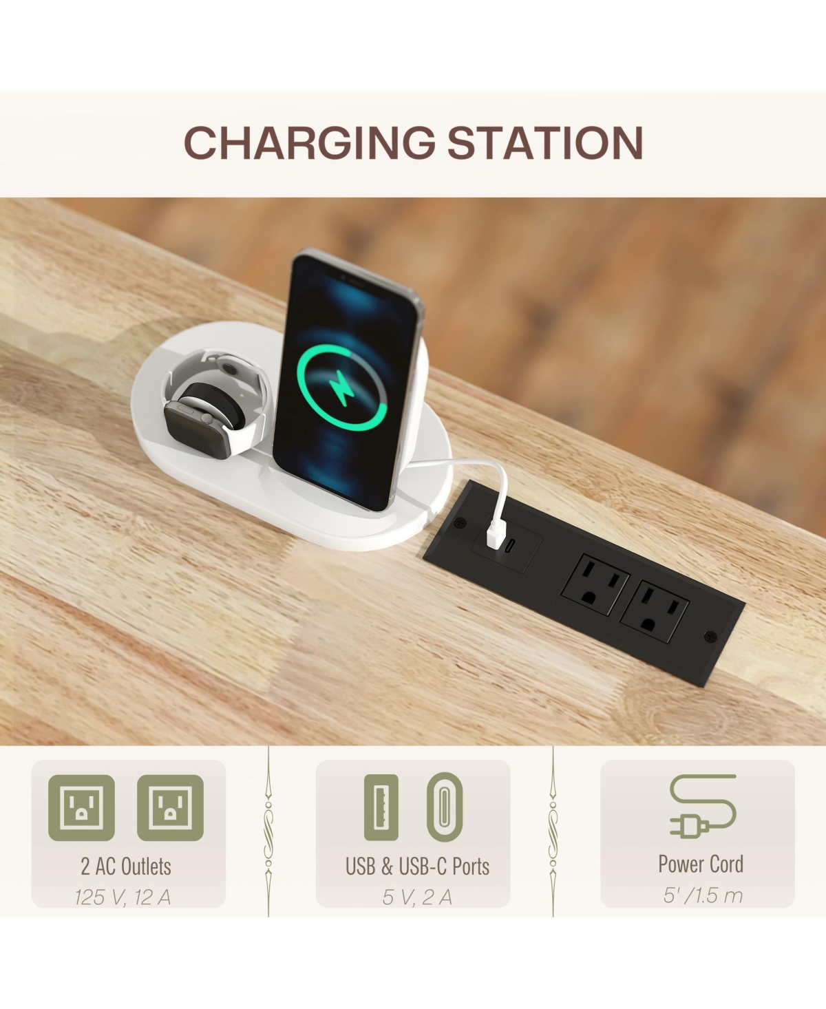 Slickblue Stylish Kitchen Island Kitchen Cabinet and Storage Cabinet for Efficient Kitchen Space