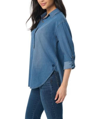 Women's Petite Amanda Long Sleeve Shirt