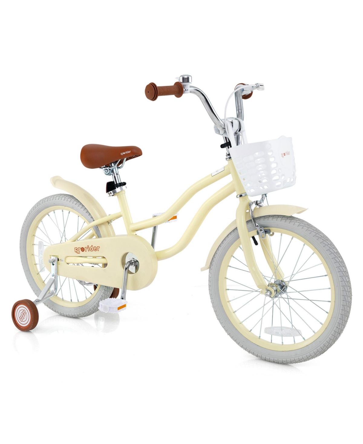 Akiudex 18 Inch Kids Bike Adjustable with Training Wheels Ages 3-8 Years Olds