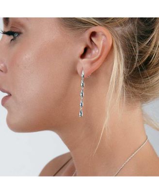 Tear Drop Earrings in gold Vermeil