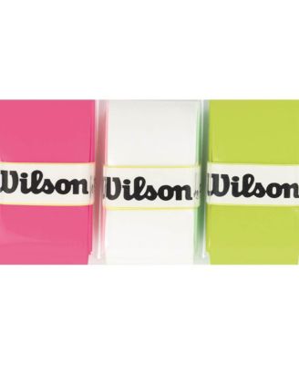 Pro Assorted 3-Pack Overgrip - Assorted 3 Pack - White/Pink/Green