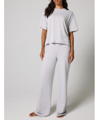 Women's Soft Touch Wide Leg Lounge Set