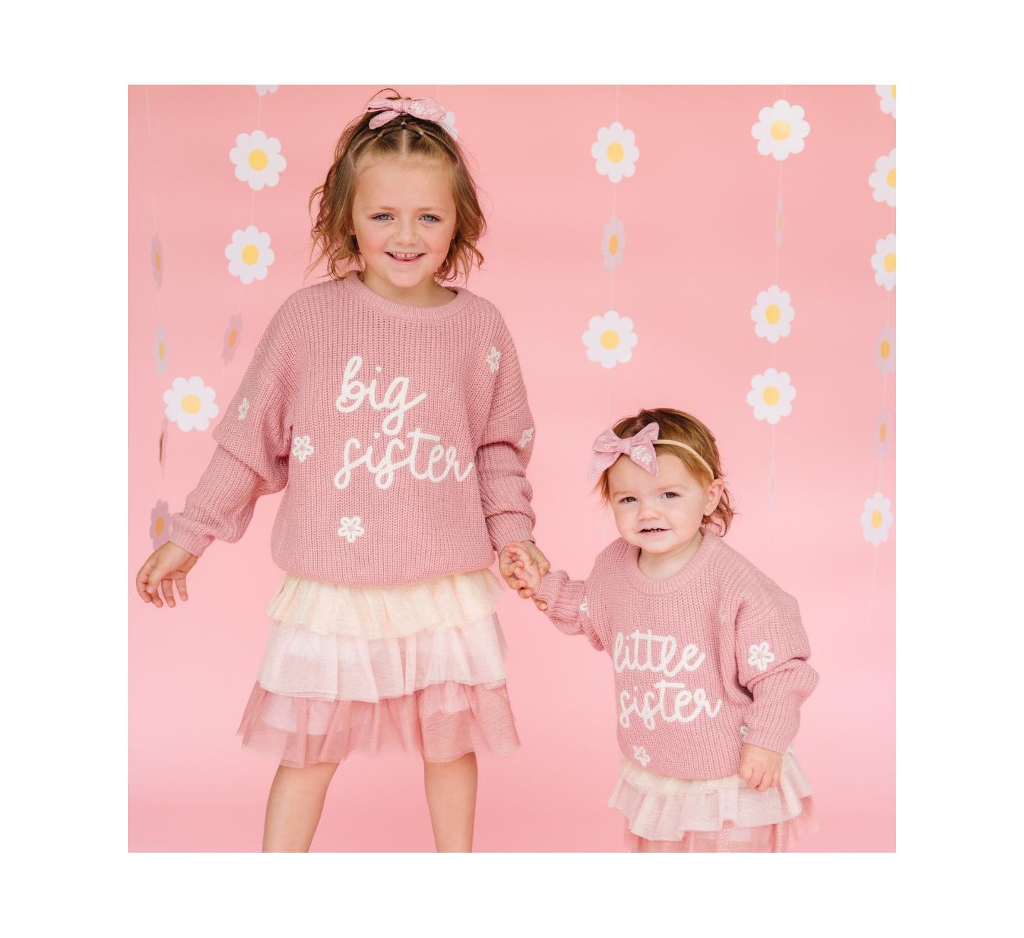 Аксессуары для волос Sweet Wink Child Big Sis Bow Headband для девочек, цвет: Пыльный розовый — фото 3