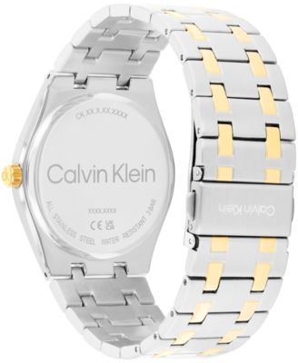 Men's CK Motion Two Tone Stainless Steel Bracelet Watch 39mm