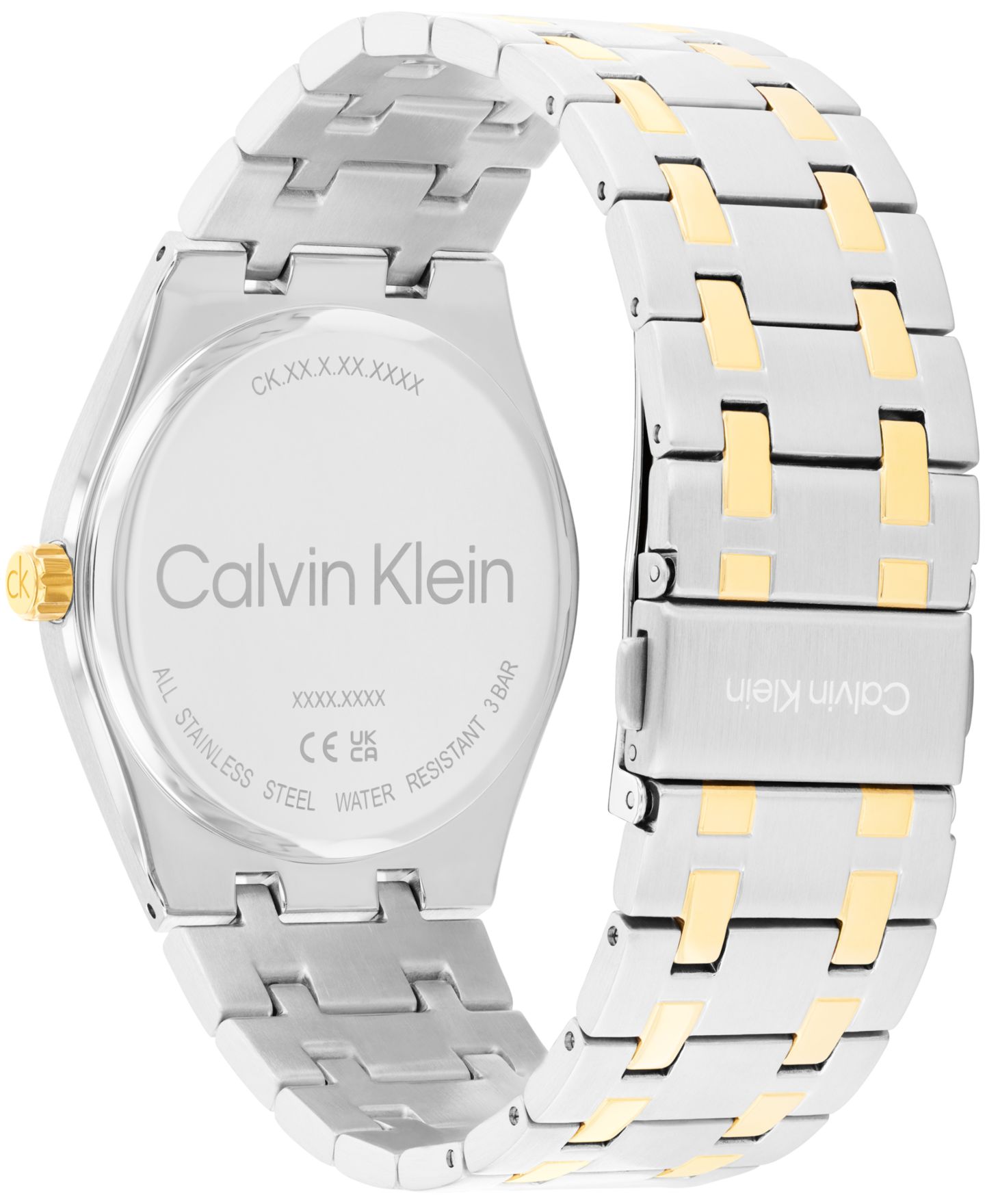 Мужские часы Calvin Klein CK Motion, двухцветный браслет из нержавеющей стали, 39 мм — фото 3