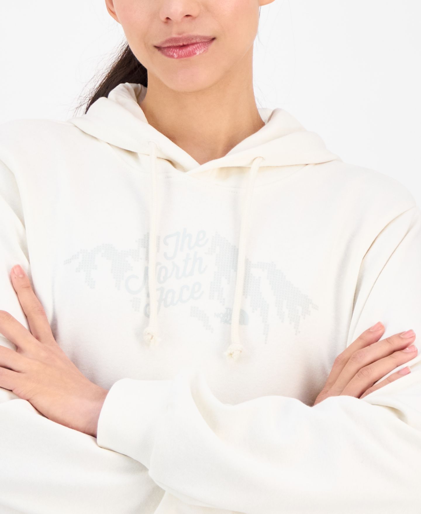 Женское худи The North Face Evolution Sparkle, цвет: Белый дюнный — фото 3