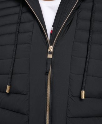 Plus Size Hooded Packable Puffer Coat