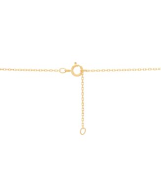 Diamond Necklace (1/10 ct. t.w.) in 14k Yellow Gold