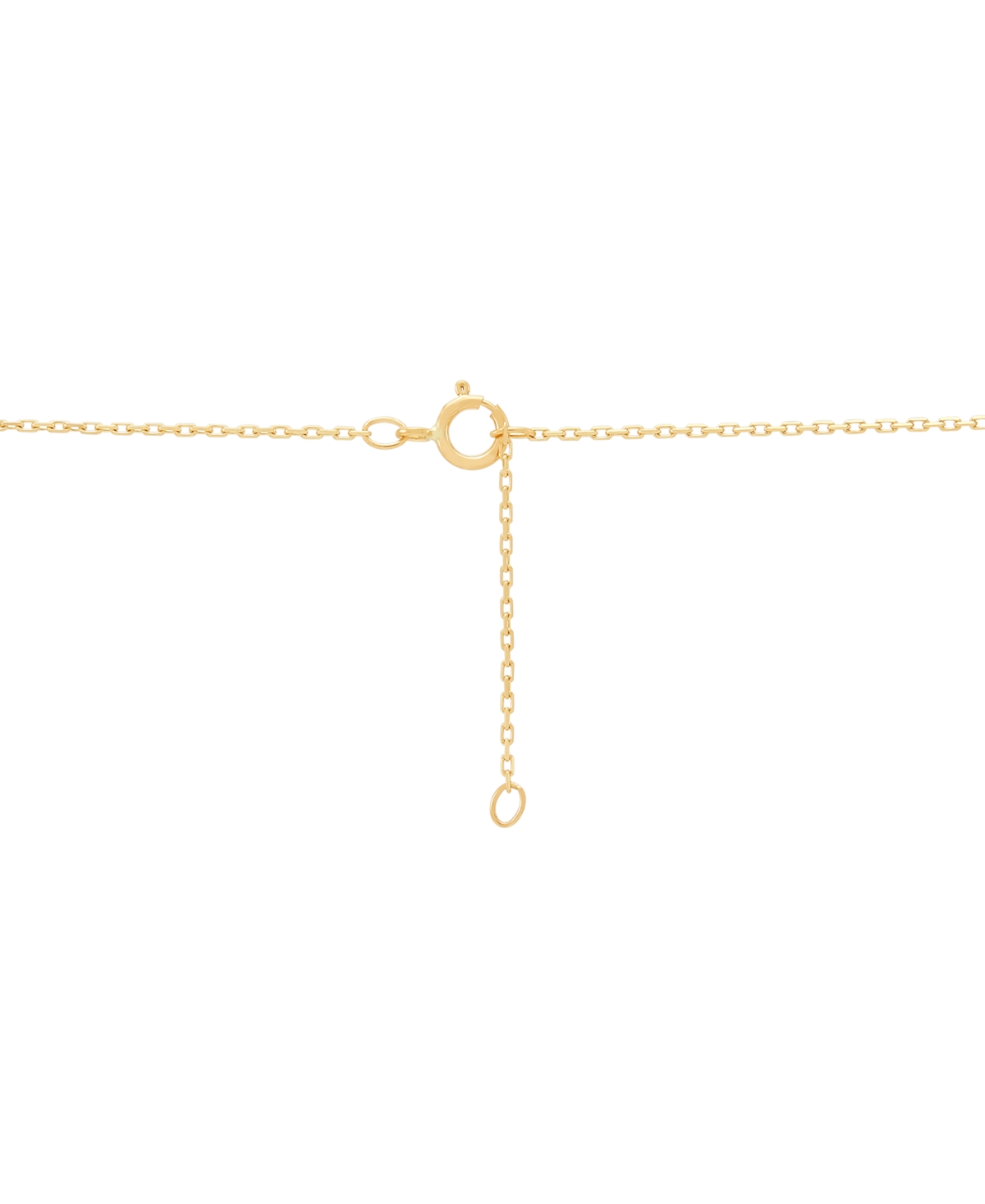 Macy's Diamond Necklace (1/10 Ct. T.w.) In 14k Yellow Gold In Gold