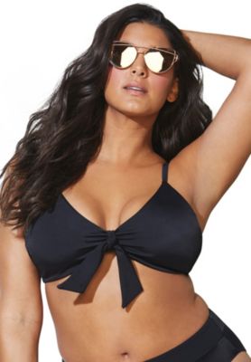 Women's Mentor Tie Front Bikini Top