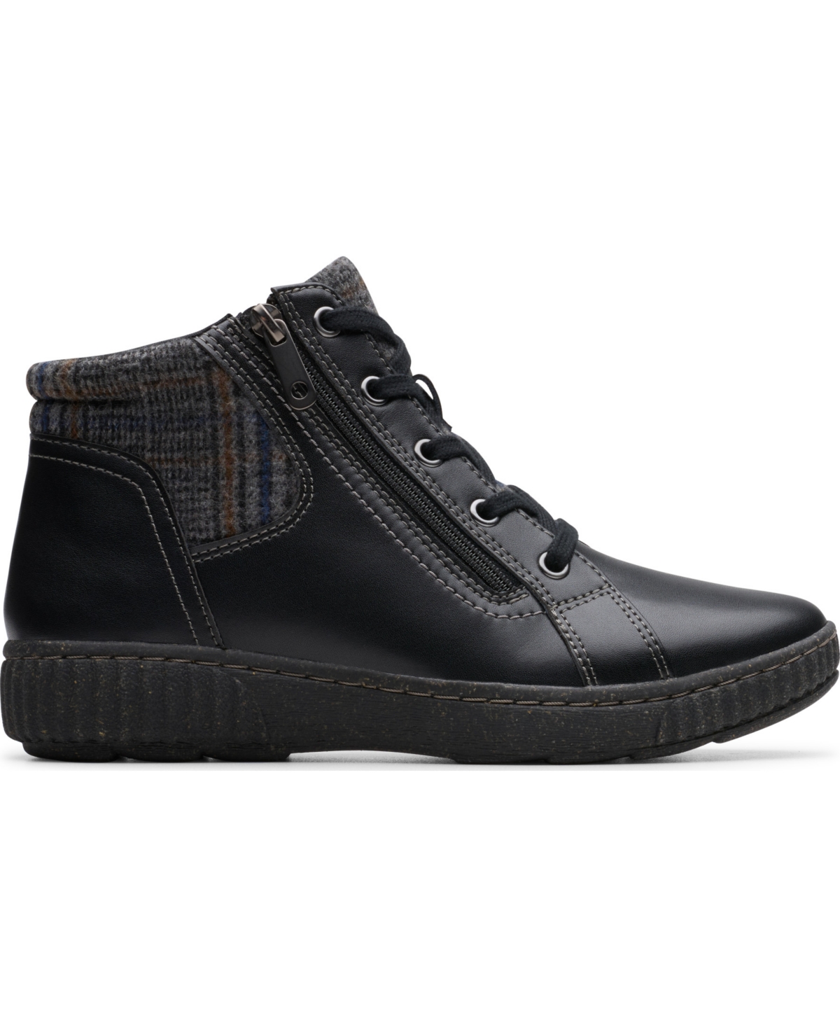 Clarks ® Caroline Spice Sneaker Boot In Black