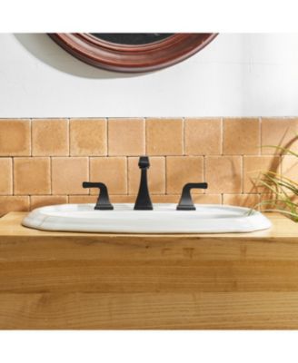 8 in. Widespread Double Handle Bathroom Faucet With Pop-up Drain Assembly