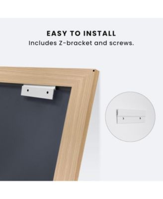 Bathroom Mirror, 48" x 30" Inch Thick Metal Framed Wall Mirrors for Over Sink, Bedroom, Living Room, Entryway, Rectangle Wall-Mounted Mirrors in Light/Pastel Yellow(Horizontal/Vertical