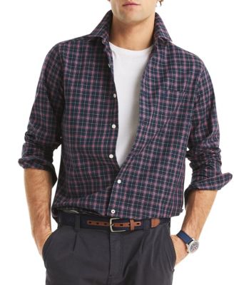 Men's Long Sleeve Plaid Shirt
