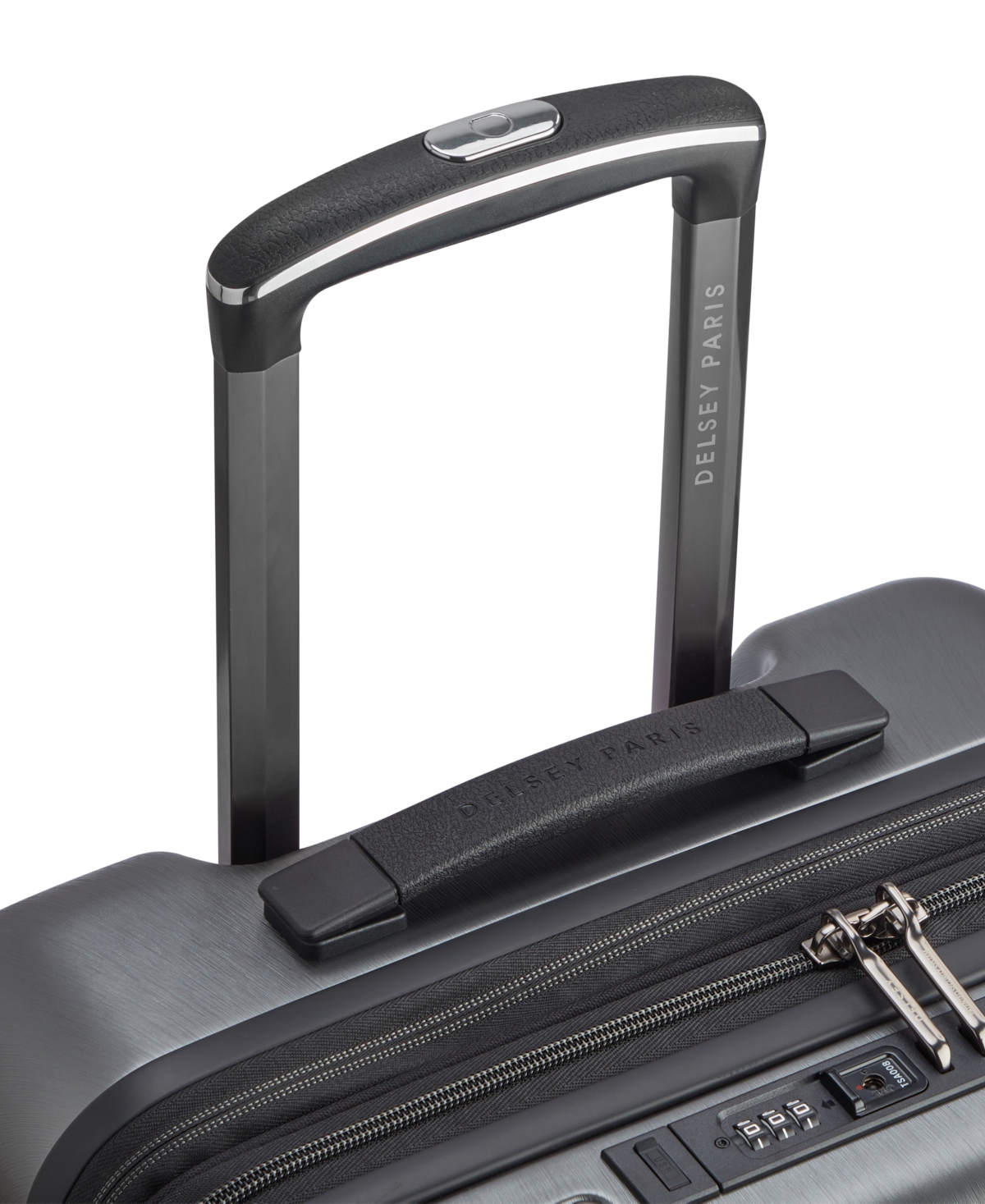 Delsey Paris Cadence 20'' Carry-on Expendal Spinner In Silver