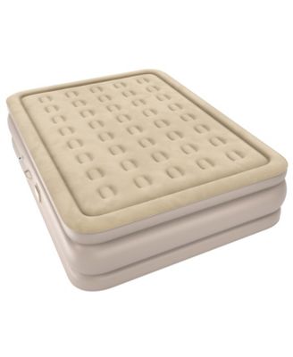 18-Inch Queen Air Mattress Elevated Inflatable Bed with Built-in Electric Pump