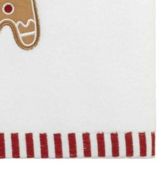 Gingerbread Man Cotton 2-Pc. Hand Towel Set, 28" x 16"