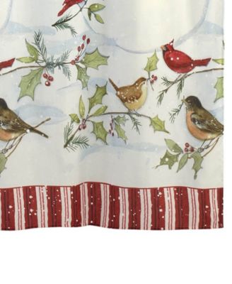 Holiday Cheer Polyester Shower Curtain, 72" x 72"
