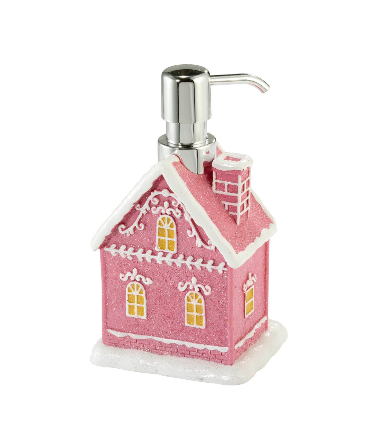 Avanti Sparkle House Resin Lotion Pump In Pink