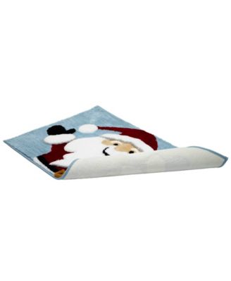 Santa Polyester Bath Rug, 20" x 32"