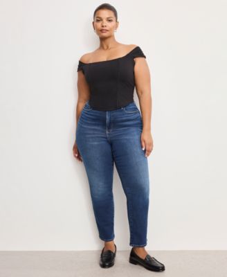 Women's Dolly Joleans Straight Leg Jeans, Regular and Plus Size