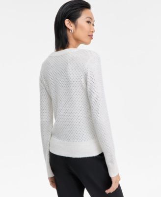 Women's Rhinestone Embellished Sweater, Macy's Exclusive