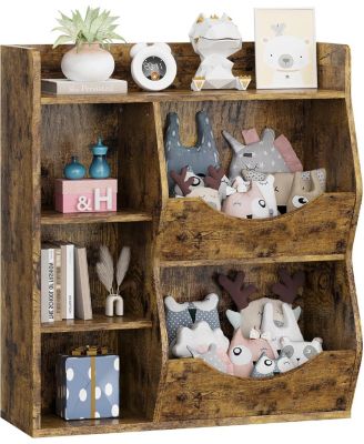 Toy Storage Multi-Tier Bookshelf – Organizer for Books & Toys, Ideal for Game Rooms and Children's Rooms, Unisex Design