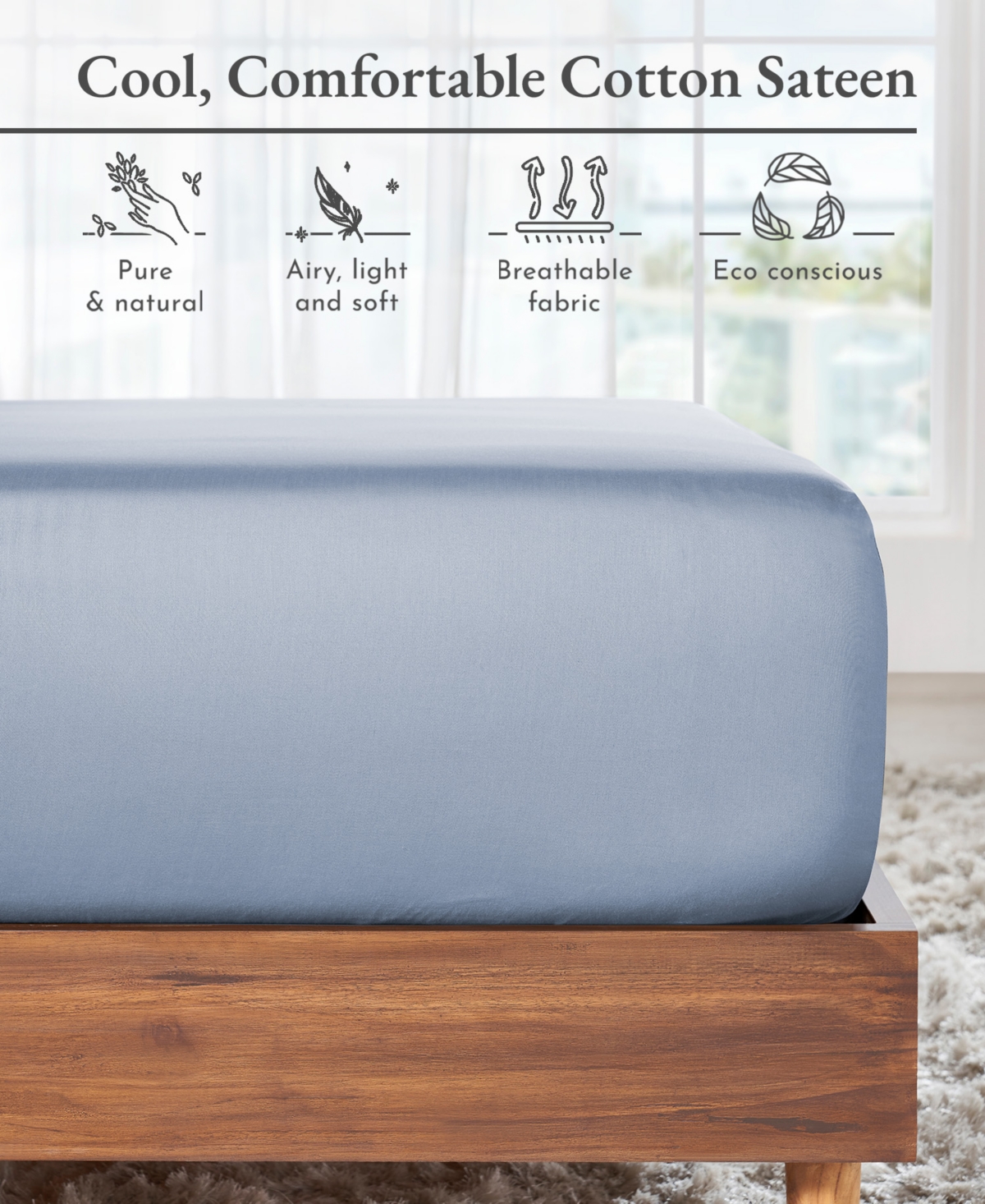 Deep Pocket Twin Fitted Sheet Only