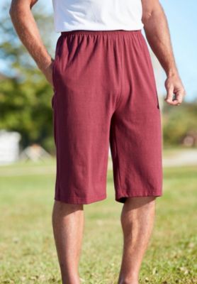 Big & Tall Lightweight Longer Length Jersey Shorts