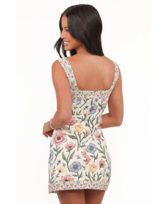 Women's Rinna Mini Dress - Pastel Floral