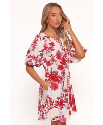 Simmons Mini Dress - Fuchsia Floral