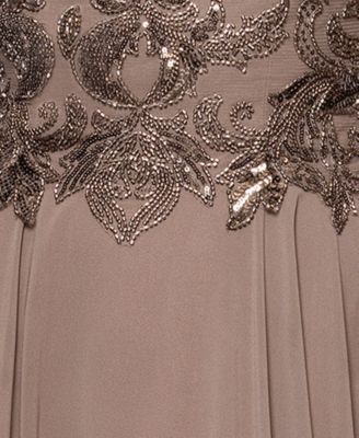 Women's Boat Neck Beaded Dress