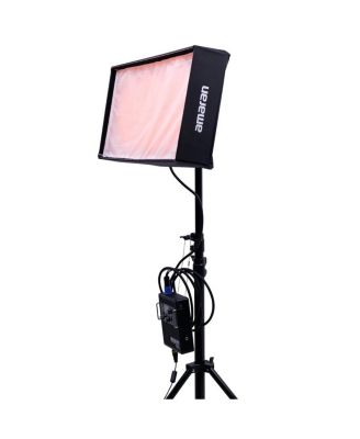 F21c 2x1' 100W RGBWW Flexible LED Mat Fixture, Gold-Mount