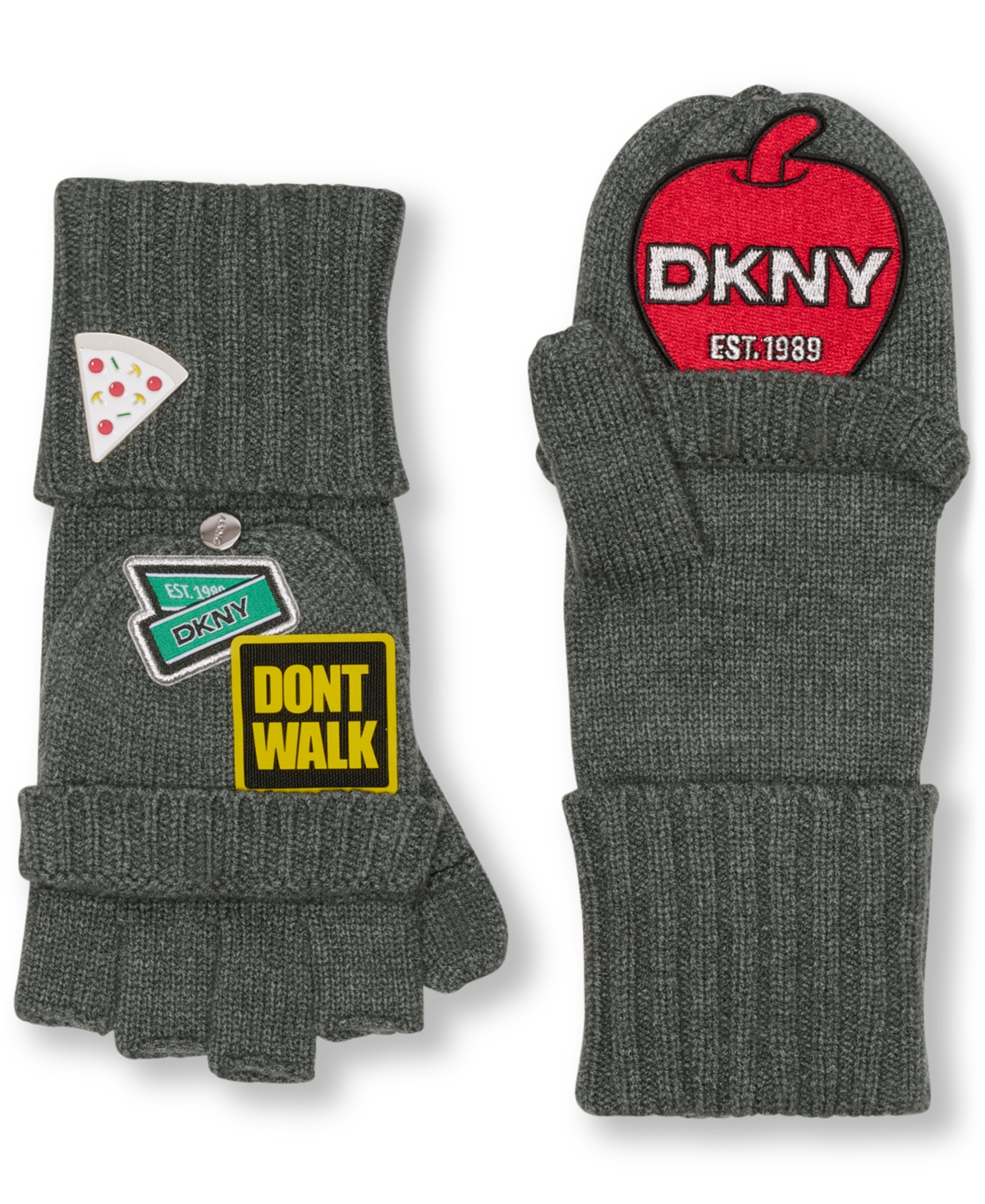 Dkny Women's Nyc Flip Top Gloves In Animal Print
