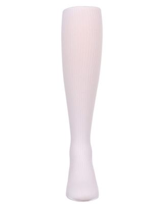 Girls Opaque Fine Ribbed Nylon Tights