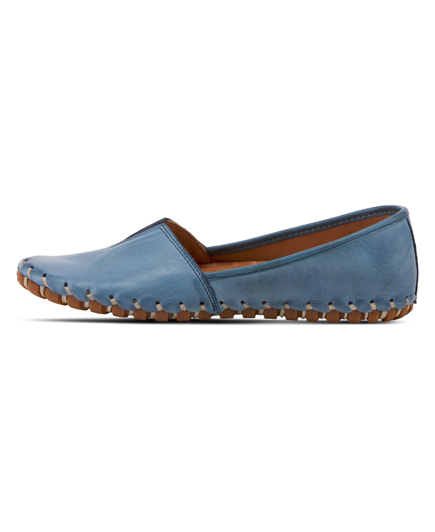 Женские туфли Spring Step Kathaleta Loafer with Premium Leather Upper, цвет: Синий — фото 3