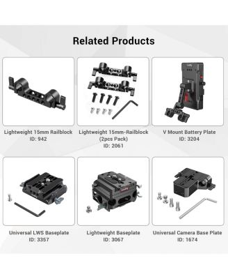 15mm Black Aluminum Alloy Rod Pair, M12 Thread, 8"