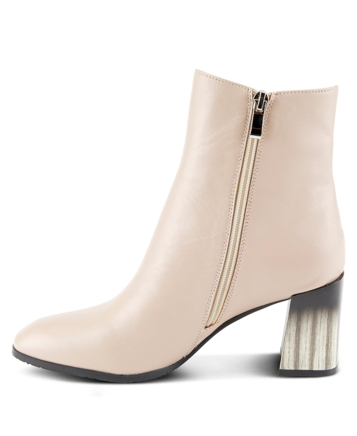 Женские туфли Azura Fabulosa Heel Bootie with Leather Upper, цвет: Бежевый — фото 2