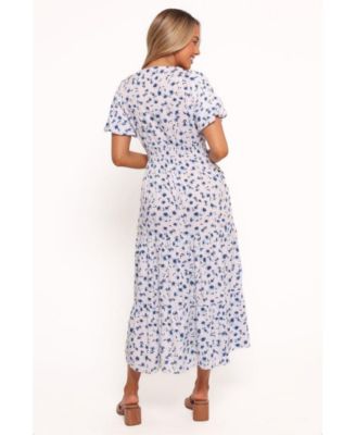 Women's Roberts Maxi Dress - Blue Ditsy Floral